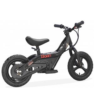 VENTA BICI ELÉCTRICA PARA NIÑOS DE 3 A 7 AÑOS, MINIBIKE MOTOR 100W, RUEDAS 12" SIN PEDALES, NEGRA - POLO12BLACK-2997__NEG